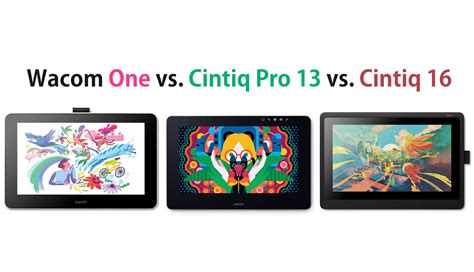 If you make a standalone post for this, it will be removed. Wacom One vs Cintiq Pro 13 vs Cintiq 16 - My Tablet Guide