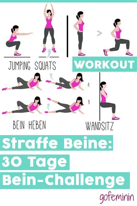 Denn krafttraining und muskelaufbau sind viel effektiver als jede diät der welt. Für schöne straffe Beine: Die 30 Tage-Bein-Challenge ...