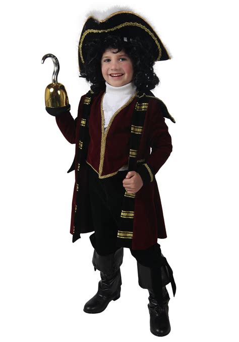 Captain hook and his quest to conquer peter pan, the leader of the lost boys, began in 1924 when the children's book was written by j.m. Child Deluxe Captain Hook Costume | eBay | Captain hook ...