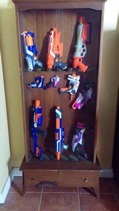 It is made out of hard cardboard does. Nerf gun rack made from old pallets, every house needs one ...