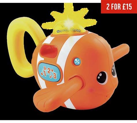 Rating 4.900238 out of 5 (238) £10.00. Buy VTech Sing and Splash Fish Bath Toy at Argos.co.uk ...