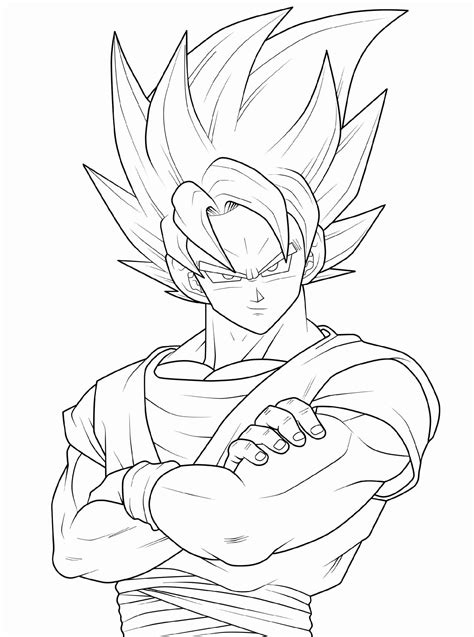 The main protagonist of the anime series comes to you in his younger version on this coloring page. Free Dragon Ball Z Coloring Pages for Kids | Super ...