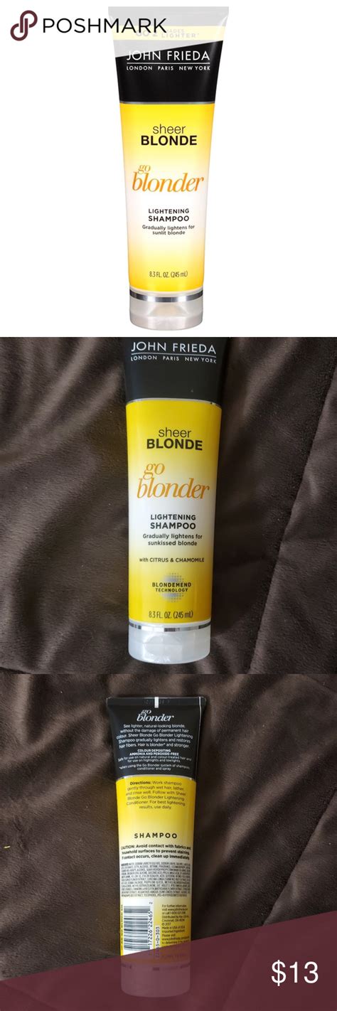 John frieda terms of sale. John Frieda Blonde Go Blonder Lightening Shampoo