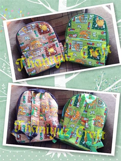 Metodenya hampir sama dengan buku berhitung. Backpack ukuran kecil untuk anak TK | Anak