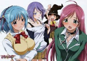 A good harem anime overall! anime, Rosario + Vampire, Shirayuki Mizore HD Wallpapers ...