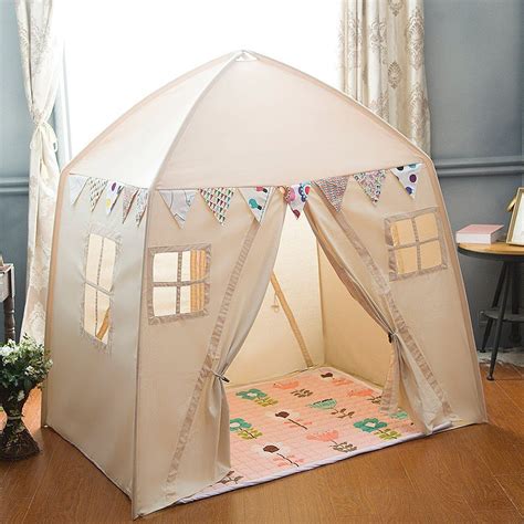 Furthermore, the play tent can also serve a storage space in itself, keeping most of the toys kids have around their rooms. Amazon.com: love tree Kids Indoor Princess Castle Play ...