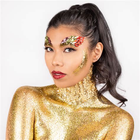 Maybe you would like to learn more about one of these? Glitter Bodypaint with Gold Flake and Gem Stones ...