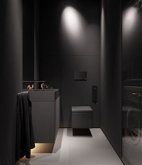 Dark Grey Modern Decor As An Atmospheric Base For Colour