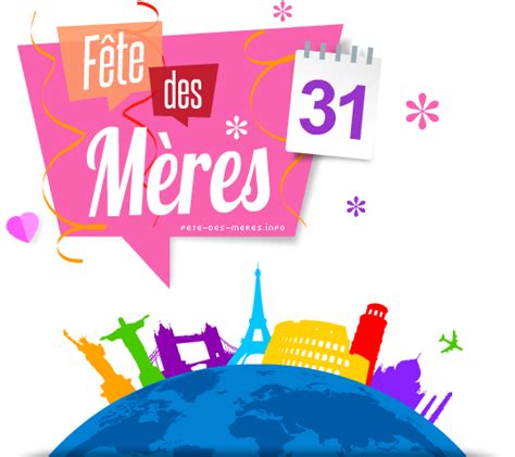 Fete des meres 2020 trouvez votre idee cadeau pour le 26 mai www.teteamodeler.com. Date de la Fête des Mères 2021 dans 120 pays différents