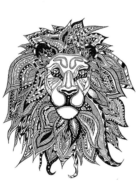 Print out animal pages/information sheets to color. Zentangle, Lion and Zentangles on Pinterest | Lion ...