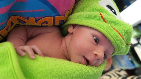 Watch this newborn baby hippo swim for the first time with his mom! BABY'S FIRST BATH! - YouTube