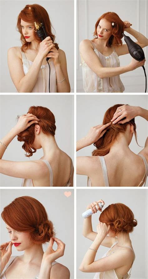 Idées de coiffure chignon mariage et mariée faciles, rapide soi même comment faire un chignon cheveux courts, longs et mi longs, flou, banane et mode. Chignon bas facile à faire à la maison, à moins de 5 minutes!
