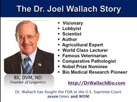 Wallach has fought long and hard to keep our vitamins and minerals from the un control and free here in the us. Asthma, a preventable epidemic, Biblical advice can ...