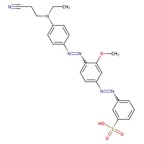 The product formed is benzenesulfonic acid. Benzenesulfonic acid, 3-[[4-[[4-[(2-cyanoethyl)ethylamino ...