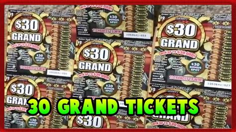 If your printer can take thick paper you can print it directly on. ** 30 Grand Scratch off Lottery Tickets ** SL's SCRATCHERS ...