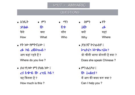 Amharic - A common script for the world!