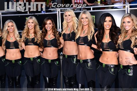 Monster's takeover as the title sponsor of the cup series allowed amanda to return to familiar territory. 2014 SuperCross show model Coverage by Wheels and Heels Ma ...