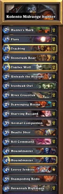 Now the guide you are about to read is detailed and useful if you wanna drive this deck to a high rank. Hearthstone Mid-Range Hunter Guide | GuideScroll