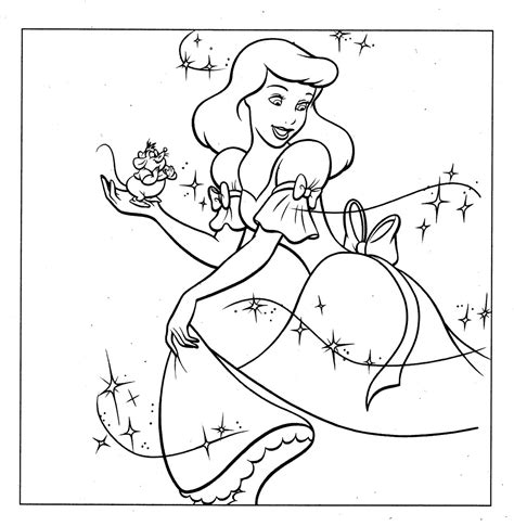 Print cinderella coloring pages for free and color our cinderella coloring! cinderella coloring page | Minister Coloring