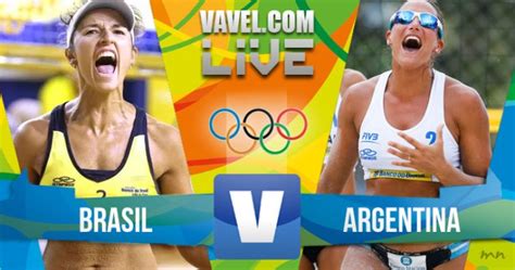 Por 3 sets a 2 (19/ . Brasil x Argentina no vôlei de praia feminino dos Jogos ...