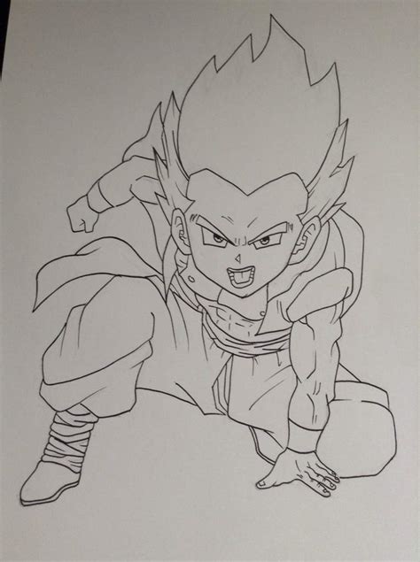 By drawing on the forms and features of more pedestrian animals, you'll learn how to give shape to the bizarre creatures that roam the depths of your written and beautifully illustrated, this is the perfect art instruction guide to pencil and ink drawing. ♕Drawing♕ - Gotenks (Base Form) | Anime Amino