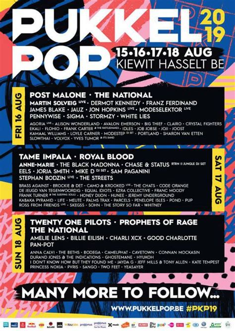 The pukkelpop 2021 lineup will be announced closer to the festival. Pukkelpop Festival 2019 | Festival, Muziek geschiedenis ...