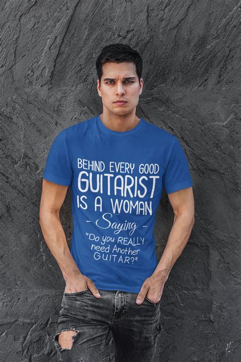 Those are nice ideas if you know what to look for, but the problem is musicians are pretty choosy about the gauge, brand and even color of the accessories. Guitar Player T-shirt Guitar Gifts For Him Guitar Gifts ...