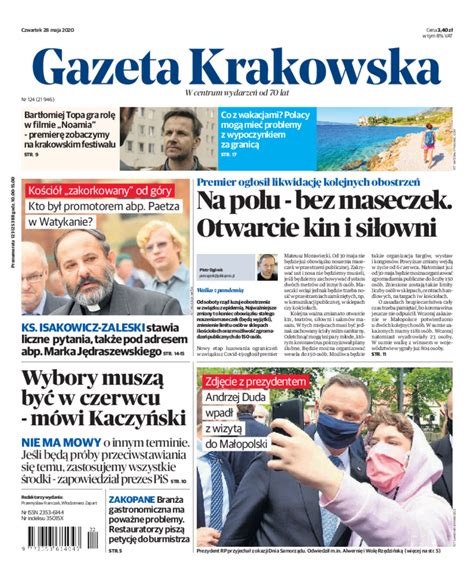 Gazeta krakowska was established on february 15, 1949. Prasa 24 - Gazeta Krakowska - gazeta online - e-wydanie ...