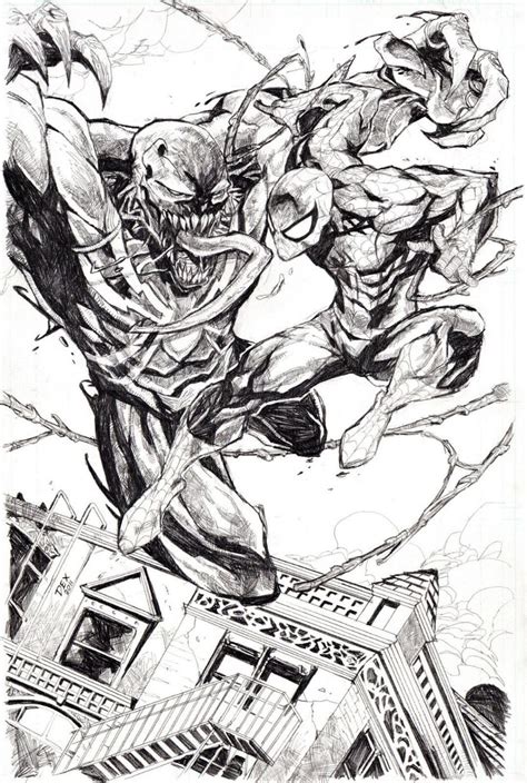 Kostenlose ausmalbilder in einer vielzahl von themenbereichen, zum ausdrucken und anmalen. Spider-Man vs. Venom by Dexter Soy（画像あり） | マーベルコミック, イラスト ...