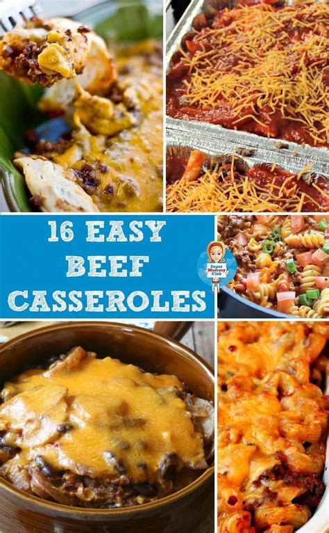 Since i work all day, it's great to come home knowing i have a very delicious meal simmering in the slow cooker. 22 Easy Ground Beef Casserole Recipes for Budget Friendly ...