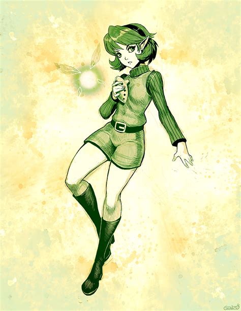 Notre plateforme de communication interne. Zelda - Saria Sketch by GENZOMAN on DeviantArt