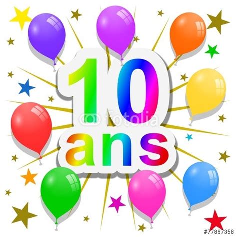 Invitation anniversaire fille 10 ans a imprimer gratuit. Invitation Fille 10 Ans - Carte d'invitation d ...