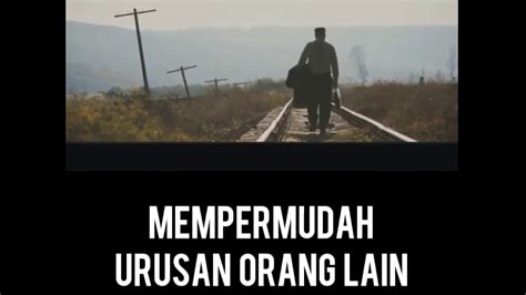 Selalu bersedia memudahkan urusan orang lain adalah salah satu kualitas yang mutlak harus dimiliki oleh siapa pun yang ingin memiliki reputasi yang baik. Permudah Urusan Orang lain, Allah akan Permudah Urusanmu ...