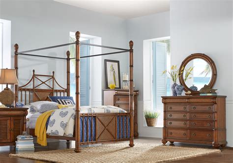 Looking for cindy crawford bedroom set. Cindy Crawford Home Key West Tobacco 6 Pc King Canopy X ...