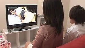 Japanese Mother and Son Watching Porn Temptation pt 3 (from Spikespen)