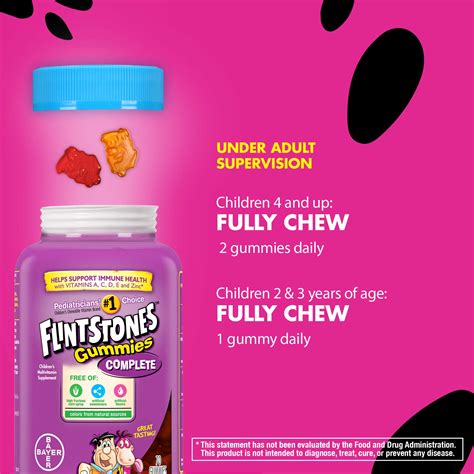 This essential nutrient occurs naturally in many foods. Flintstones Gummies Children's Multivitamins, Kids Vitamin ...