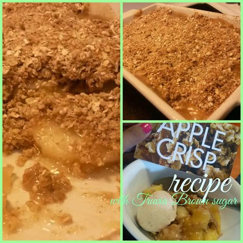 Bake until apples are tender and topping is golden and crisp, about 28 minutes. The Sweet Cuisinera: Apple Crisp with Truvia Brown Sugar Blend