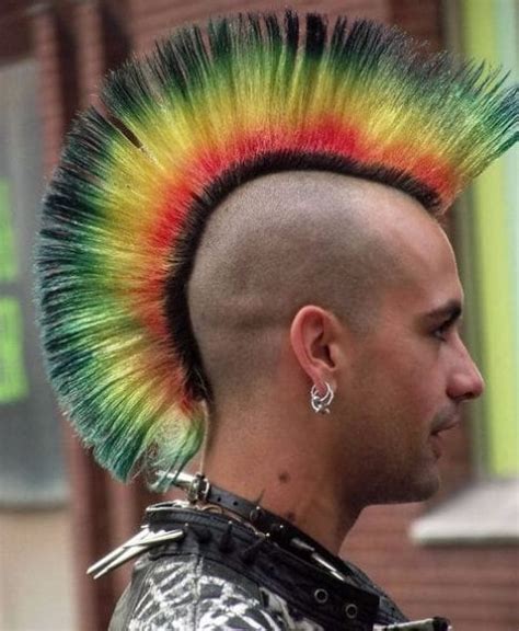 Can we just say how crazy we are about the lime blonde green base? 50 Spiky Hairstyles for Men to Get that 2000s Look ...