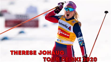 Glad to see kikken randall from. THERESE JOHAUG - WINNER OF THE TOUR DE SKI 2020 - YouTube