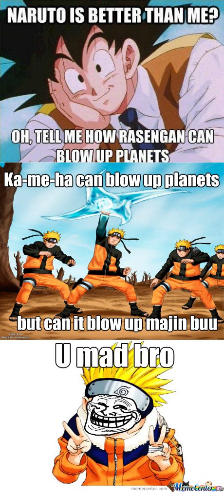 19 goku vs naruto trunks vs killer bee dragon ball z vs naruto. RMX Goku Talks About Naruto by steffenmini - Meme Center