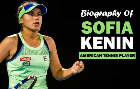 21 • american tennis player • twitter: Sofia Kenin Tennis Player Biography, Family, Achievements ...