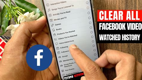 However, if you don't want to delete all your history, you can also choose to delete videos you want gone from the list. How to Clear Videos you've Watched on Facebook | Clear All ...