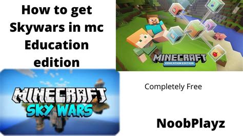 Maybe you would like to learn more about one of these? How to Get Skywars In Minecraft Education Edition - YouTube