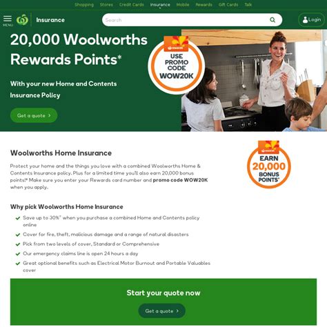 Grab extra 55% off with go digit general insurance limited discount code. 20,000 Bonus Woolworths Rewards Points with a Woolworths Home & Content Insurance Policy ...