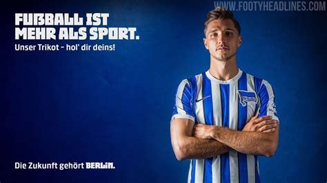 I seek to expand the factua Kein Hauptsponsor: Hertha BSC Berlin 20-21 Heim ...