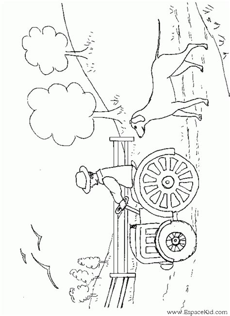 Coloriages pour enfants à imprimer et à colorier ou à colorer en ligne. Coloriage Tracteur à imprimer à imprimer dans les ...