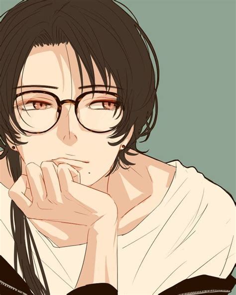 Animeoutline is one of the best and largest resources for quality, original anime and manga style drawing tutorials. Anime Guy | Golden Eyes | Brown Hair | Glasses | Anime guys with glasses, Anime nerd, Anime ...