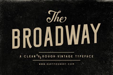 With over 8,000 freeware fonts, you've come to the best place to download fonts! Broadway | Font Pack By Hart Foundry | TheHungryJPEG.com