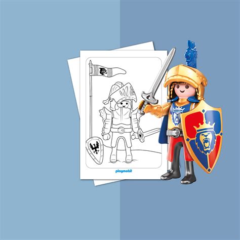 Die tückische falltür lauert auf eindringlinge und befördert sie auf. Malblatt - PLAYMOBIL Knights 3