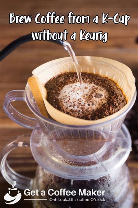 Also each k cup hold a different each k cup has a coffee taste with reasonable amount of coffee ground for one standard cup. How to Easily Brew Coffee from a K-Cup without a Keurig | Coffee brewing, Keurig, Keurig pods